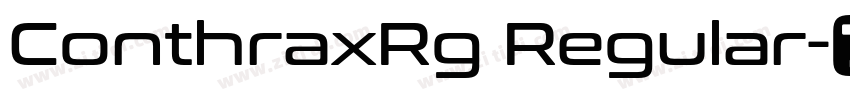 ConthraxRg Regular字体转换